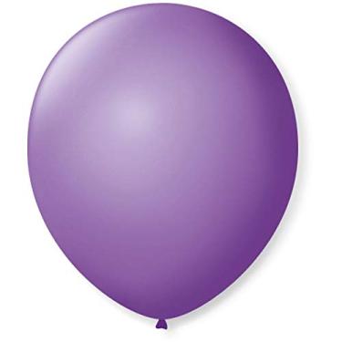 Imagem de Balão para Decoração Redondo Número 09 Ametista com 50 São Roque