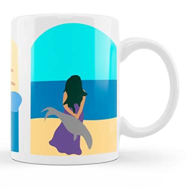 Imagem de Caneca Personalizada Feminina, Pele de Foca, 300ml