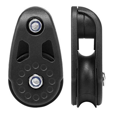 Imagem de RANDDER Kit de polia de caiaque, kit de carrinho de âncora de trilho deslizante de caiaque resistente para barco de canoa de caiaque - pacote com 2