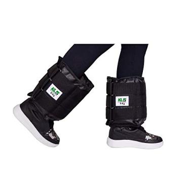 Imagem de Par de Caneleira Academia Profissional Lona Com Ajuste 8 Kg