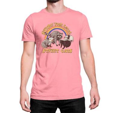Imagem de Camiseta Support Your Local Street Cats Retrô 80S Vintage - Store Seve