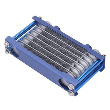 Imagem de Resfriador de transmissão de motor durável O refrigerador de óleo reduz o desgaste do motor em ATVs azul