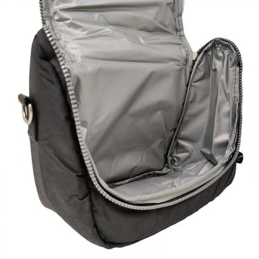 Imagem de Lancheira Bolsa Térmica Preta Juvenil Escolar Marmita