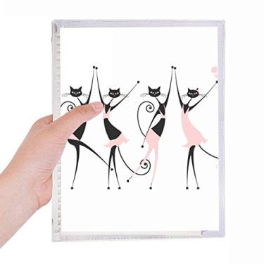 Imagem de Caderno para gatos Celebrate Party Cheers com folhas soltas e diário recarregável