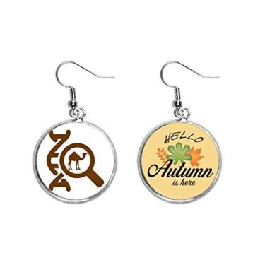 Imagem de Lupa Animal Gene Art Deco Presente Fashion Orelha Pendente Outono Brinco Joia