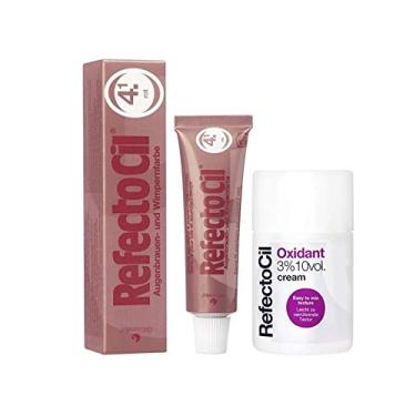 Imagem de Kit Refectocil 1 Tinta + 1 Oxidante Creme N° 4.1 Vermelho