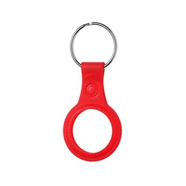 Imagem de Capa Silicone Chaveiro para AirTag Colorido [Coronitas Acessorios] (Vermelho)
