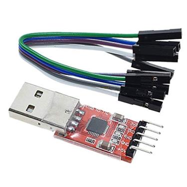 Imagem de HiLetgo CP2102 Módulo USB 2.0 para TTL Conversor Serial Módulo Adaptador USB para TTL Downloader com Fios Jumper