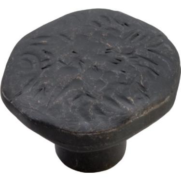 Imagem de Hickory Hardware Puxador de coleção de carbonite P2182-BI de 3,5 cm de diâmetro, ferro preto