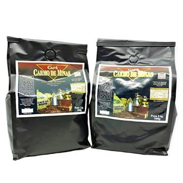 Imagem de Kit Café Especial Torrado Moído Carmo de Minas 2X 500g Black
