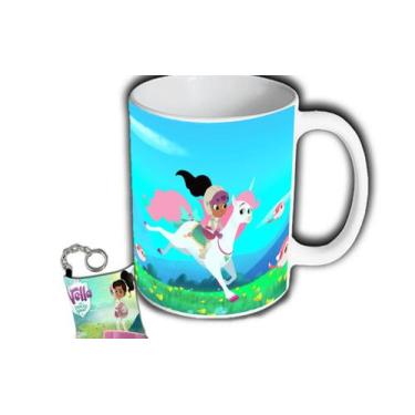 Imagem de Caneca + Chaveiro Nella Uma Princesa Corajosa Desenho - Hot Cloud Shop