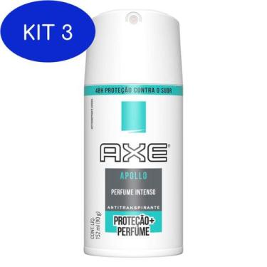 Imagem de Kit 3 Desodorante Axe Aer Apollo Antitransp 90G