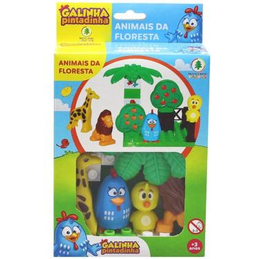 Imagem de Blocos Playset Galinha Pintadinha Animais da Floresta Monte Libano 0415