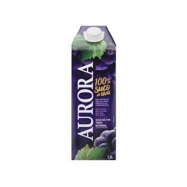 Imagem de Suco de Uva Aurora Tinto Integral 1,5L Tetra Pak 100% Suco