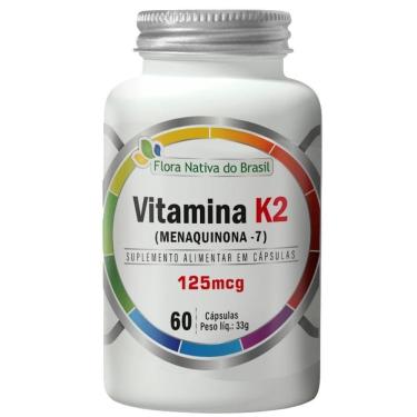 Imagem de Vitamina K2  Menaquinona-7  60 Cápsulas - Flora Nativa