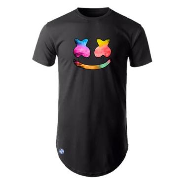 Imagem de Camiseta Long Line Oversized Dj Marshmello Ref 0304 - Ea Clothes