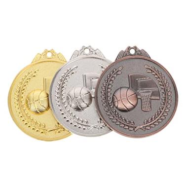 Imagem de BESPORTBLE 3Pcs A Medalha Troféu De Futebol Brinquedos Para Crianças Brinquedos Infantis Medalhas De Natação Medalha De Troféu De Basquete Esportes Vencedor Medalhas De Prêmio Atletismo