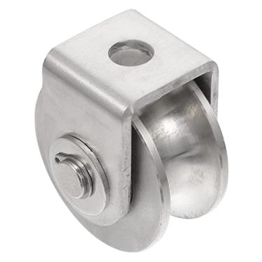 Imagem de DOITOOL Polia Fixa Polia Pesada Roda De Tração De Elevação Bloco De Polia Única Polia De Corda De Elevação Giratória Polia U-Groove Ferramentas De Roda De Elevação Polia Única De Aço