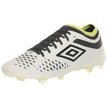 Imagem de Umbro Tênis de futebol unissex adulto Velocita Iv Pro Firm Ground, Branco, 9.5