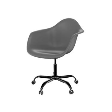 Imagem de Cadeira Eames Arm Office Konkret e Preta