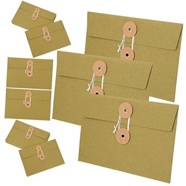 Imagem de Abaodam 10 Pcs Saco de correio bolsos de papel para escritório bolsos de papel criativos arquivo escritorio matérias escolares envelopes de cartão postal envelopes para escritório vintage