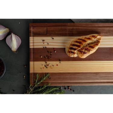 Imagem de Tábua Para Cortar E Servir Carnes Em Churrasco Resistente