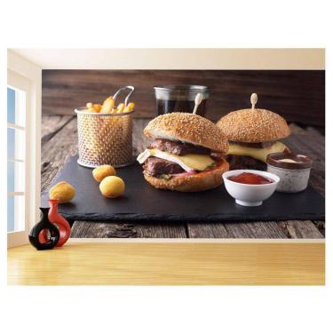 Imagem de Papel De Parede 3D Alimentos Lanches Artesanais 3,5M Al427
