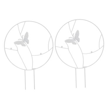 Imagem de Kisangel 2 Unidades estrutura de escalada de plantas suportes de flores plantas vegetais plantar racks de escalada de plantas quadros de suporte de plantas escalar andaimes flor em vaso
