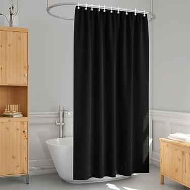 Imagem de 1 Cortina Box Banheiro PVC Grossa Antimofo Ilhós Pt 140x200