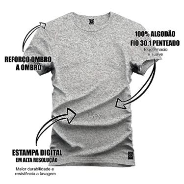 Imagem de Camiseta Premium 100% Algodão Estampada Shirt Unissex Piu Piu Maromba Cinza GG