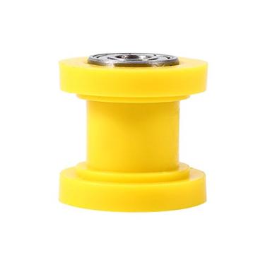 Imagem de Cadeia Rolo Slider Tensor, Cadeia Rolo Slider Tensor, Polia Guia, Heavy Duty Roda Guia, Rolo Chain Nylon, Heavy Duty Roda Guia Para Dirtbike Pit Bike(amarelo)