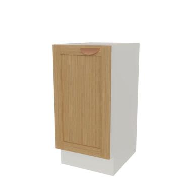 Imagem de Balcão 1 Porta 40cm sem Tampo Arizona Cabecasa Madeiramadeira Branco/Figueira