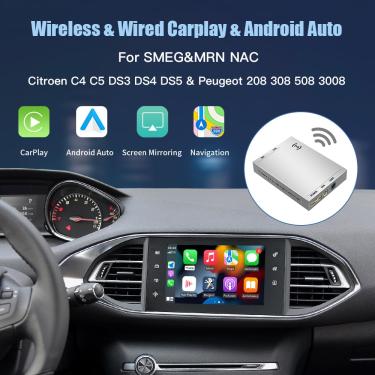 Imagem de Câmera reversa sem fio para Peugeot Citroen  Apple Carplay  Android Auto Fits  SMEG MRN  NAC  208