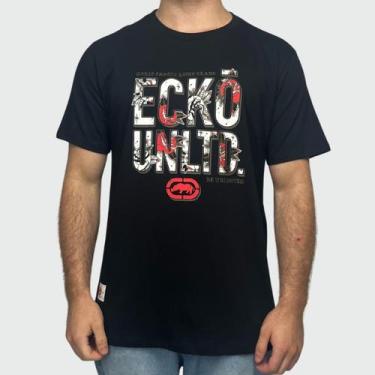 Imagem de Camiseta Ecko Old Roses Preto - Ecko Unltd