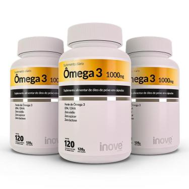 Imagem de Ômega 3 1000mg dose EPA/DHA - 360 cápsulas Inove Nutrition-Unissex
