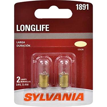 Imagem de SYLVANIA - Miniatura de longa duração 1891 – Lâmpada, ideal para porta-luvas, ignição e mais (contém 2 lâmpadas)
