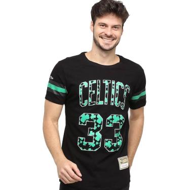 Imagem de Camiseta Mitchell & Ness Masculina Celtics Bird