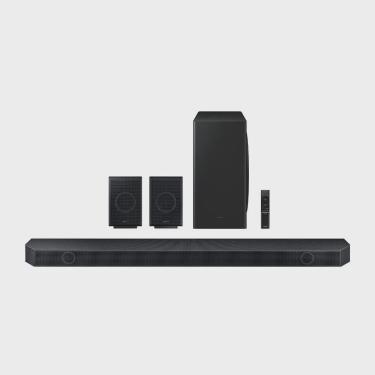 Imagem de Soundbar Samsung HW-Q930D, com 9.1.4 canais, Dolby Atmos, Sincronia Sonora e Alexa integrado