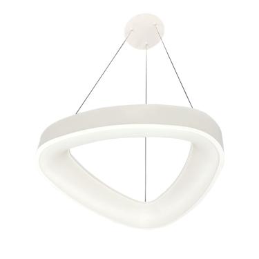 Imagem de Pendente Triangular Branco 45cm Led 25W 3000K Bivolt LA0046 Delis