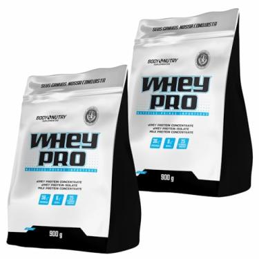 Imagem de Kit 2x Whey Pro Protein Isolado e Concentrado 36g proteina 900G (Creme de Baunilha)