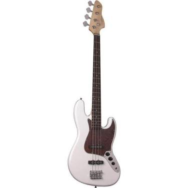 Imagem de Contrabaixo Giannini GB -100 Jazz Bass Elétrico Passivo Branco/Turtle [F002]