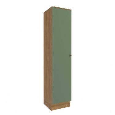 Imagem de Paneleiro Celeste Kappesberg 100% MDF 1 Porta Nogueira/Verde 50cm