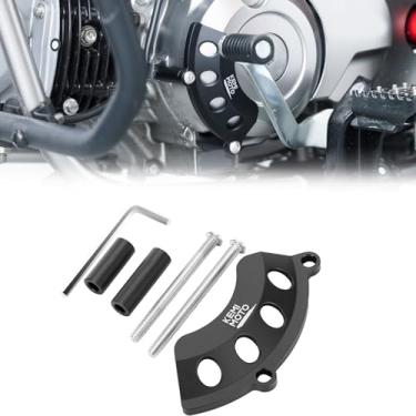 Imagem de 307-1301550 Protetor do cárter esquerdo (preto) Monkey 125 (JB03) Ducks 125 (JB04) Grom (JC92) Super Cub C125 (JA58/JA71)