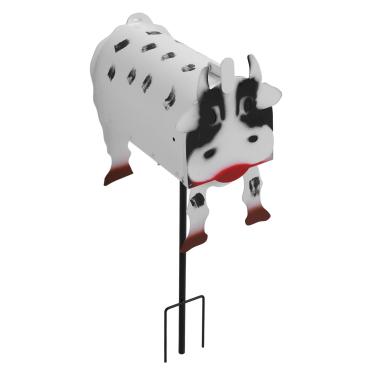 Imagem de Fockety Caixa de Correio de Vaca, Ferro, Resistente ao Sol e À Prova d'Água, Porta de Entrega Espaçosa, Estável e Resistente