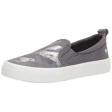 Imagem de Sperry Tênis feminino Crest Twin Gore, Camuflagem prateada, 6.5
