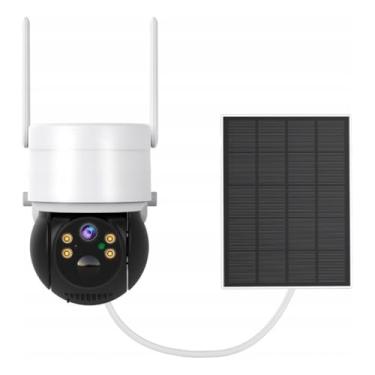 Imagem de Camera Externa Q6 Painel Solar Dome Wifi Infravermelho