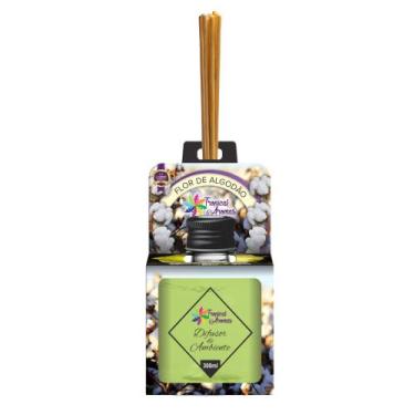 Imagem de Difusor De Ambientes 300ml Aroma Flor De Algodão Tropical - TROPICAL A