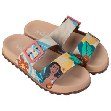 Imagem de Sandália Infantil Menina Disney Summer Slide Moana Grendene Kids (Bege/Bege, BR, Criança de 9 a 12 anos, Numérico, 31)