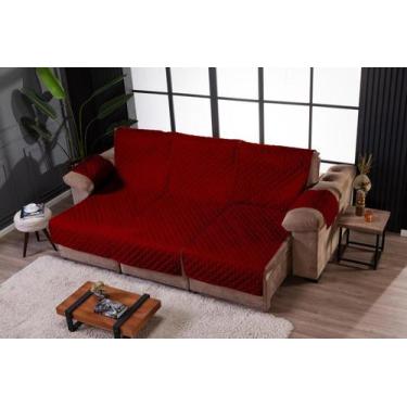 Imagem de Protetor Para Sofá Retrátil e Reclinável de 3 Módulos 2,40 Metros Com 