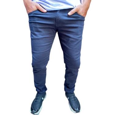Imagem de Calça Jeans Masculina lançamento basica reta slim jeans coloridas de b